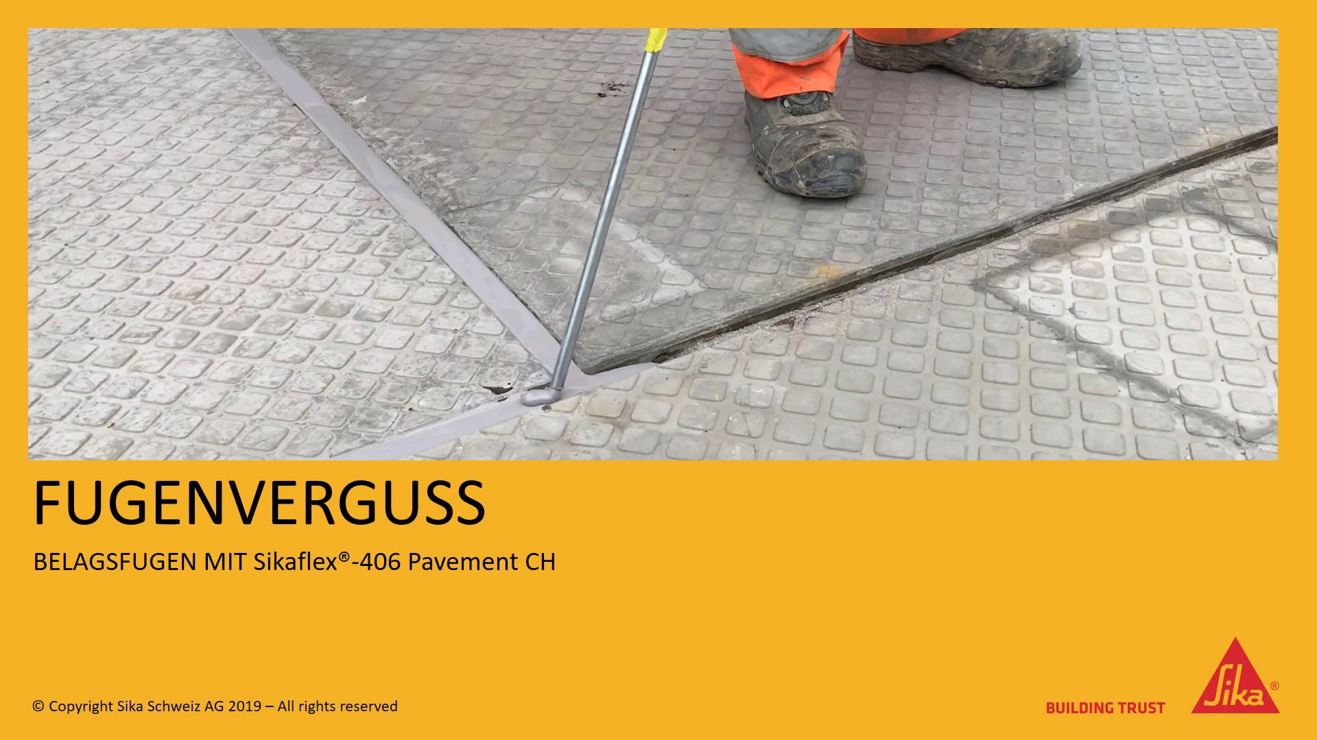 Fugenverguss Sikaflex®406 Pavement CH (3/3)